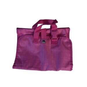 Thirty-One Pink Travel Hang Up Makeup Case Bag